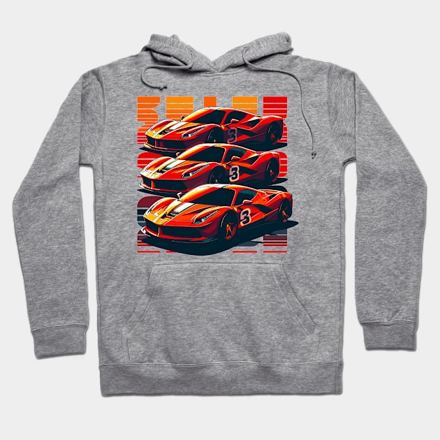 Ferrari F8 Hoodie by Vehicles-Art